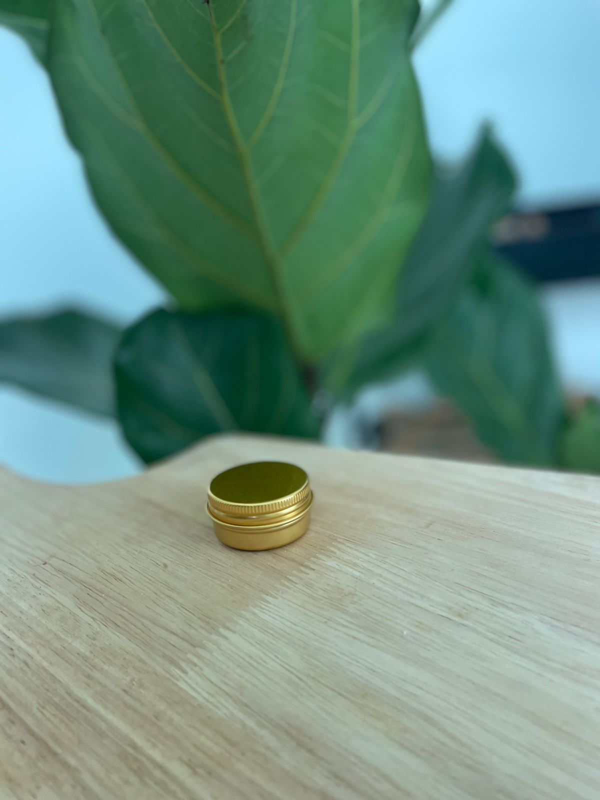ENVASE DE ALUMINIO DORADO 20ml PEQUEÑO