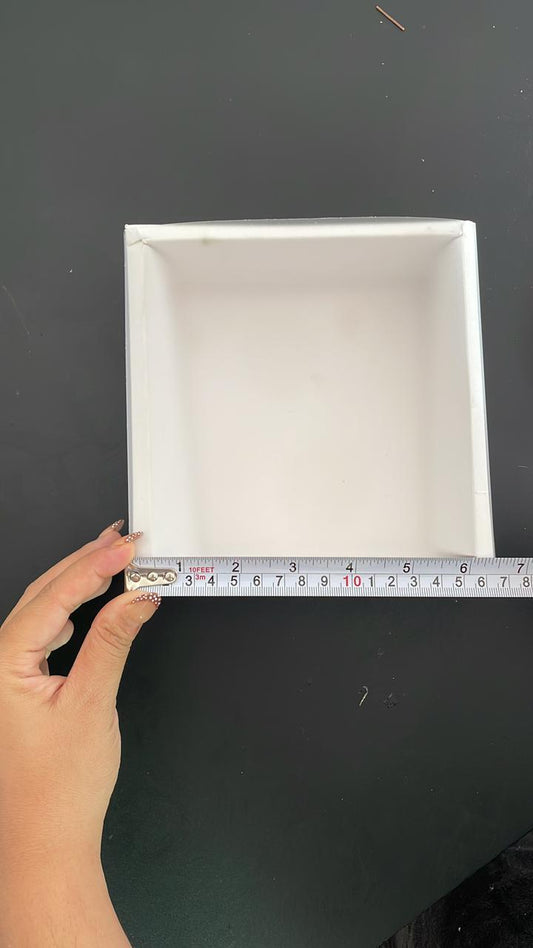 CAJAS BLANCAS CON TAPAS TRANSLUCIDAS