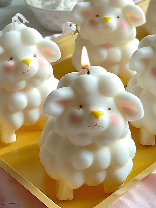 SHEEP SILICONE CLOUD MOLD 9.4 x 8.9