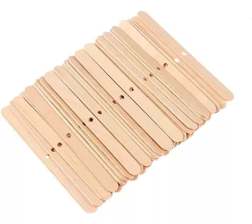 SUJETA PABILOS DE MADERA PACK 10 UNIT.