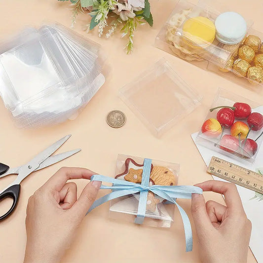 CAJAS TRANSPARENTES 8x8x2cm-UNIDAD