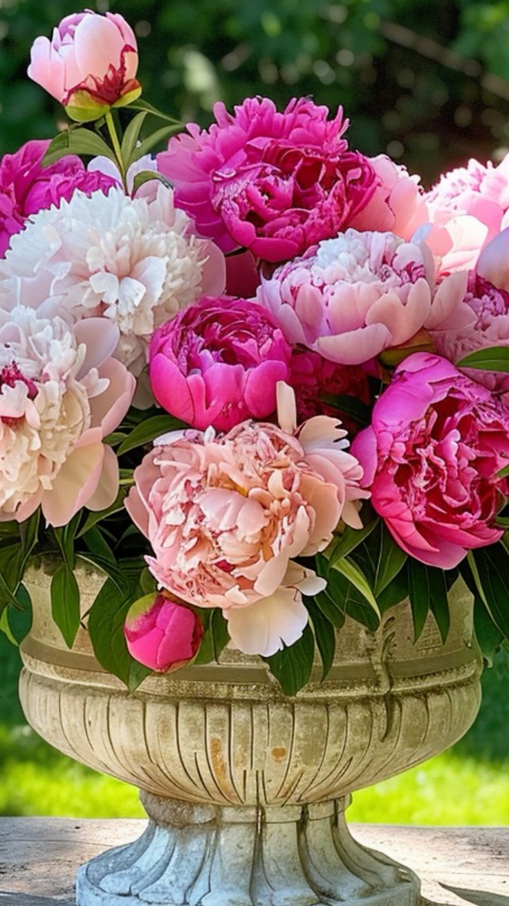PEONIES AND SPRINGTIME ONZAS
