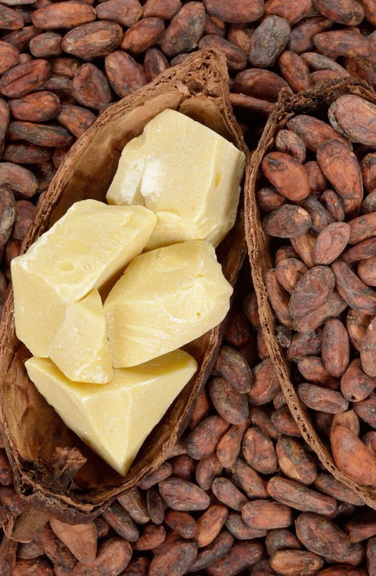 MANTECA PREMIUM DE CACAO DESODORIZADA Y ULTRA BLANCA 2 OZ